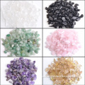 Free sample wholesale price pink purper yellow black green white natural crystal gravel